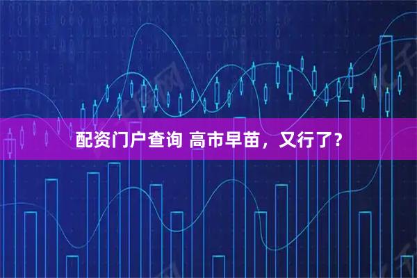 配资门户查询 高市早苗，又行了？